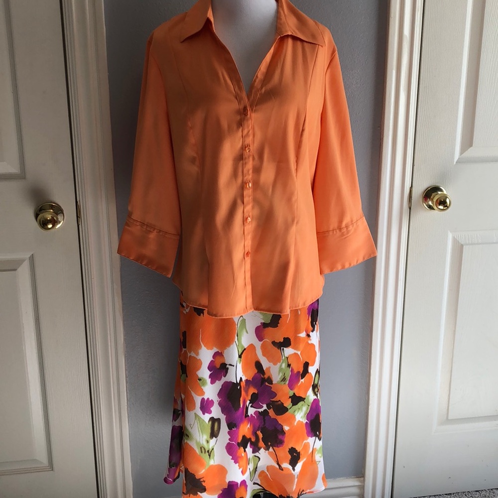 Skirt and blouse
